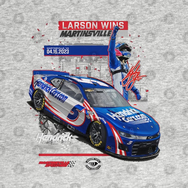 Kyle Larson Martinsville Speedway Race Winner by art.Hamdan